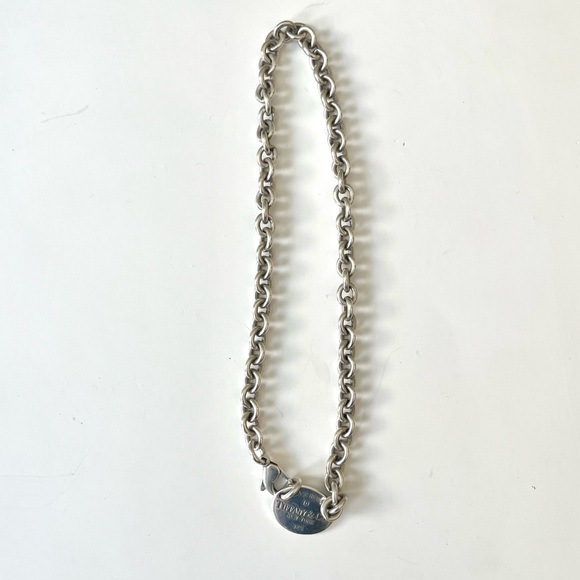 🌀Tiffany& Co. “please return to tiffany & co. new york” oval chain link necklace - Picture 6 of 11